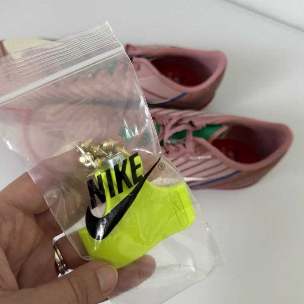 Nike Air Zoom Maxfly 2 Pink Flyweave Track Spikes HQ2058-600 NBY Men Size 8